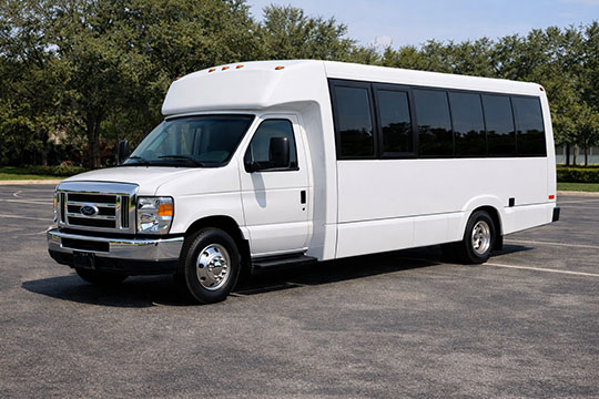 18-passenger minibus available for charter in New Albany, OH